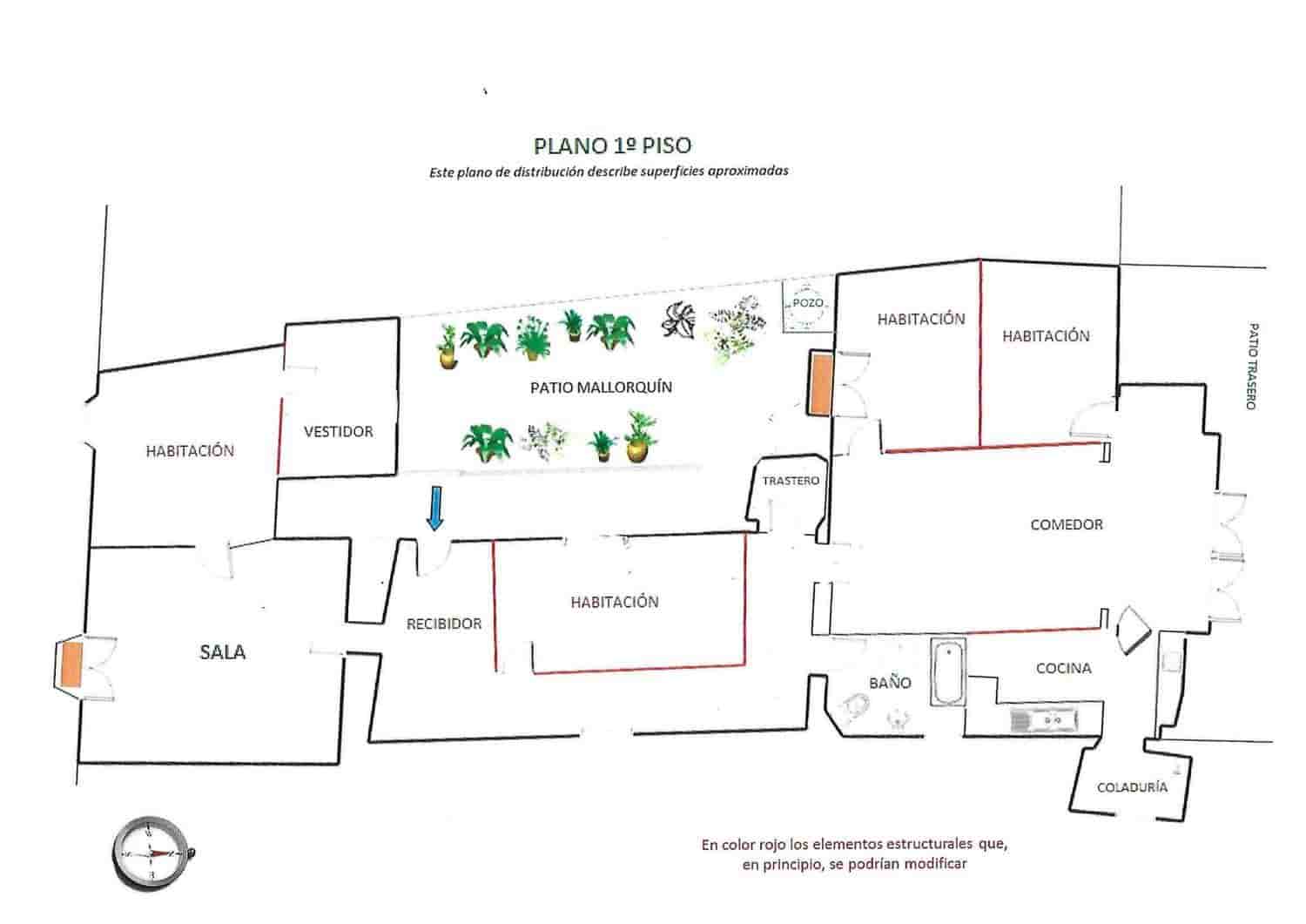 7 soveværelse Lejlighed til salg i Palma de Mallorca - € 845.000 (Ref: 6354555)