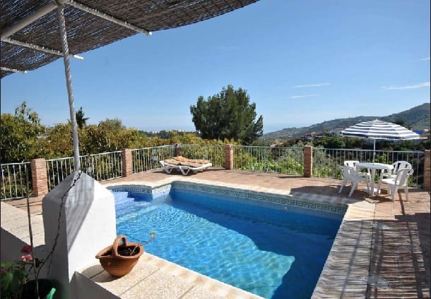 3 soveværelse Finca/Landehus til leje i Frigiliana med swimmingpool - € 900 (Ref: 5381135)