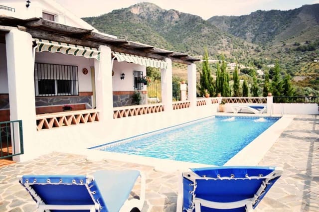 3 soveværelse Finca/Landehus til leje i Frigiliana med swimmingpool - € 1.200 (Ref: 8315972)
