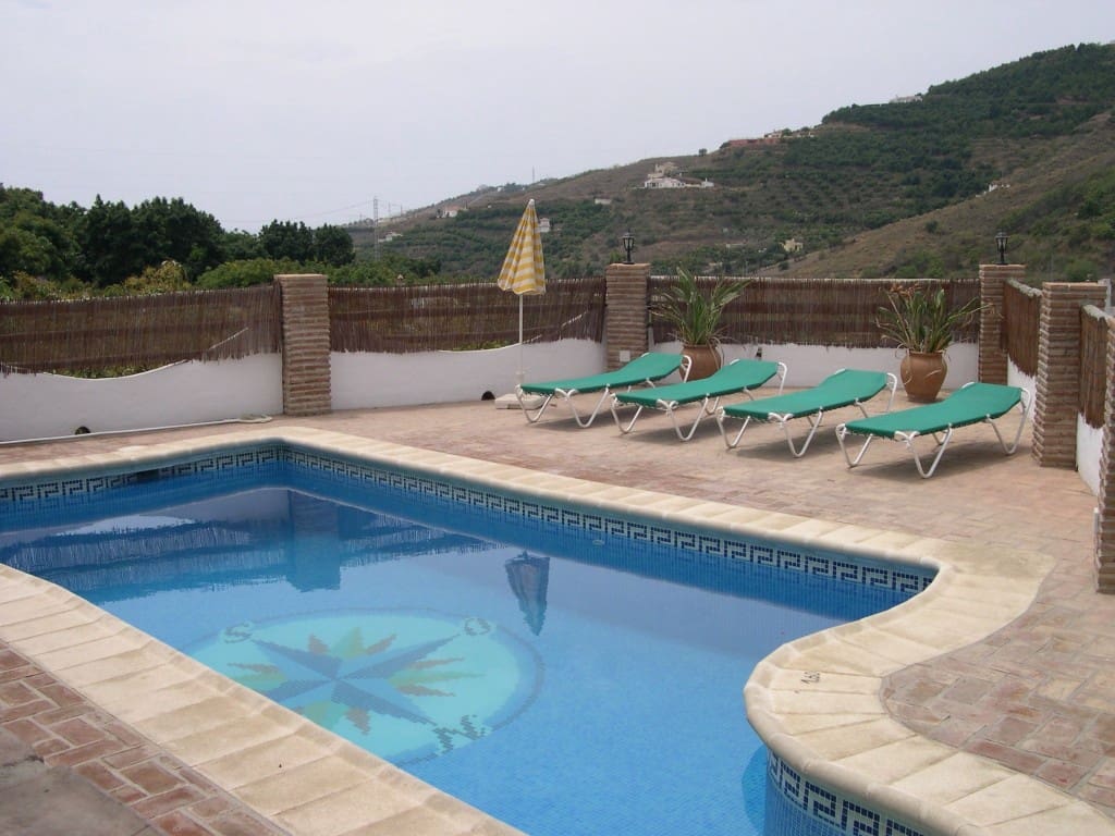 3 soveværelse Finca/Landehus til leje i Frigiliana med swimmingpool - € 950 (Ref: 9355707)