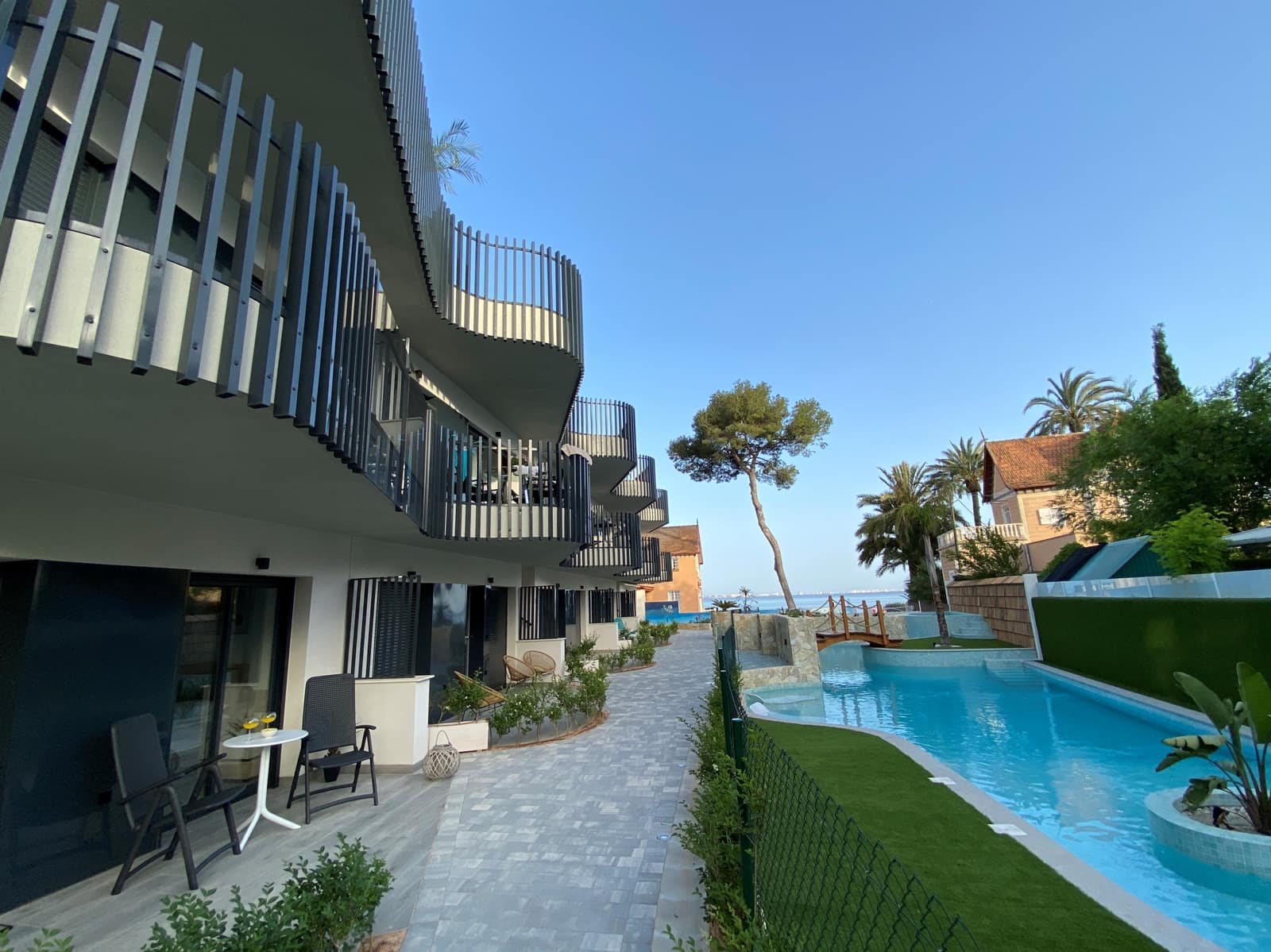 2 bedroom Beach Apartment for holiday rental in Santiago de la Ribera with pool garage - € 700 (Ref: 6992830)