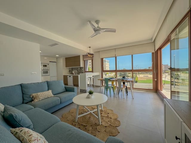 2 Zimmer Strandapartment zu vermieten in Mil Palmeras, Pilar de la Horadada mit Pool - 1.000 € (Ref: 7358249)
