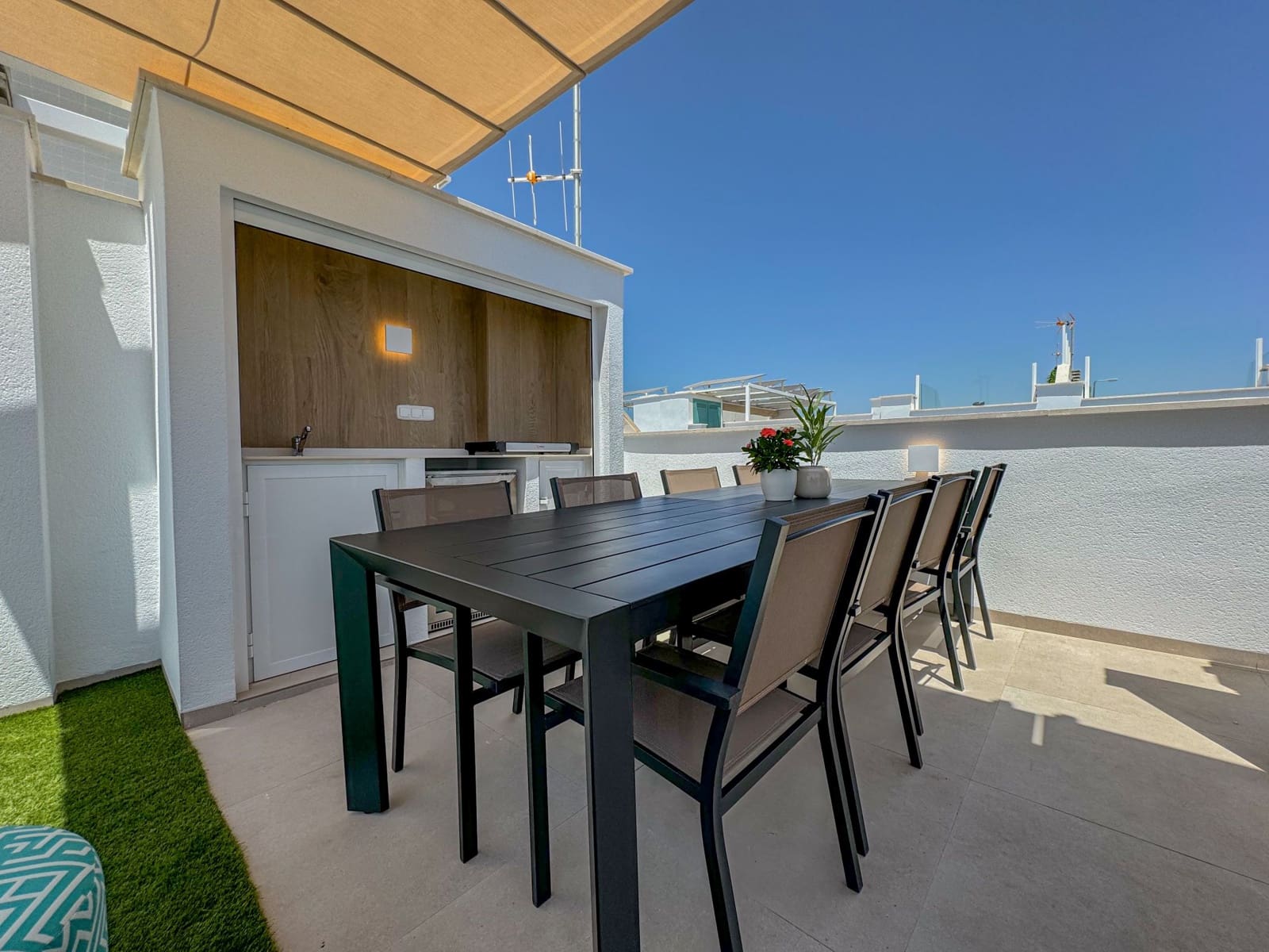 3 sypialnia Dom blizniak na kwatery wakacyjne w Pilar de la Horadada z basenem - 2 100 € (Ref: 9057274)