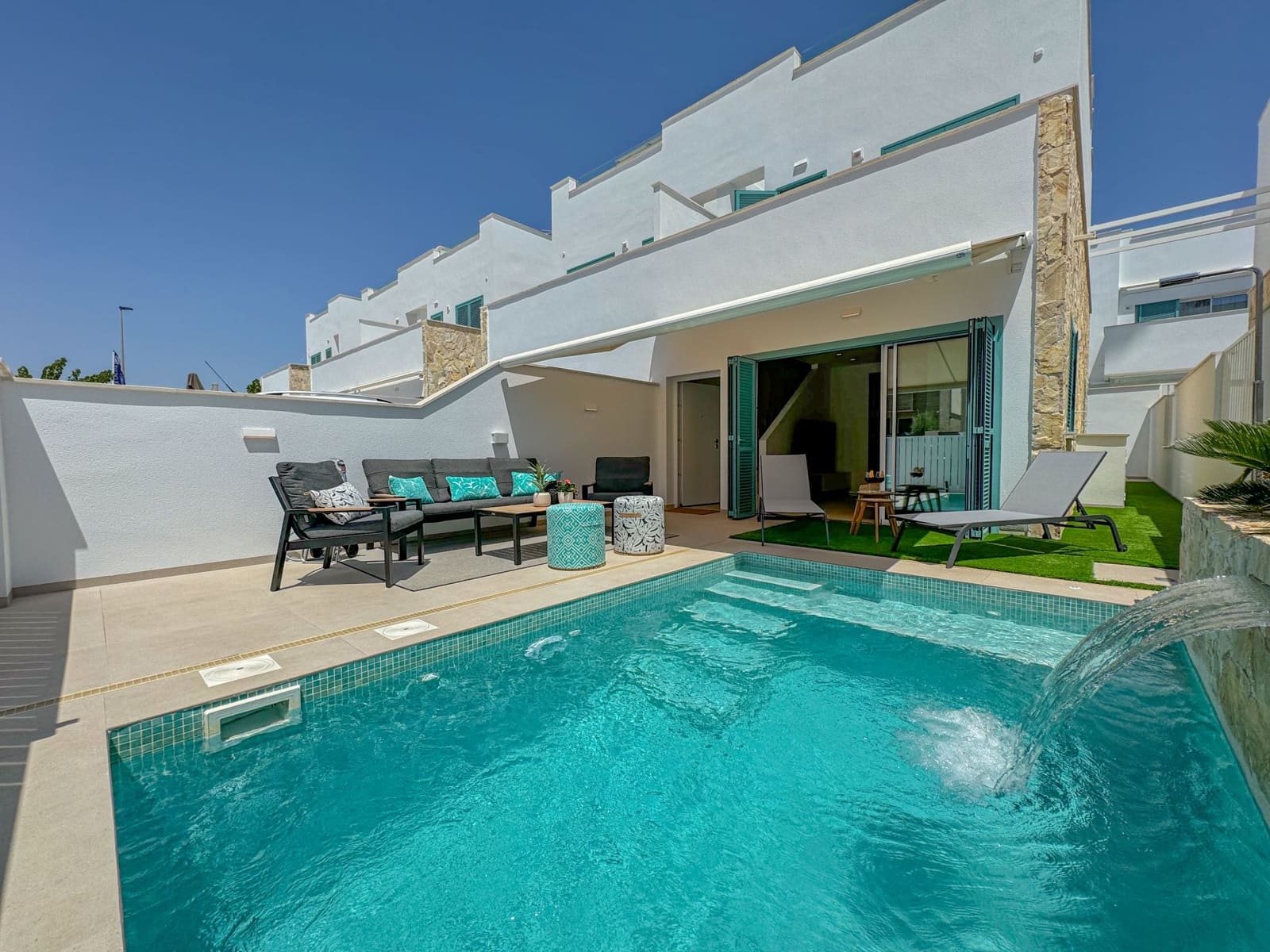 3 sypialnia Dom blizniak na kwatery wakacyjne w Pilar de la Horadada z basenem - 2 100 € (Ref: 9057274)