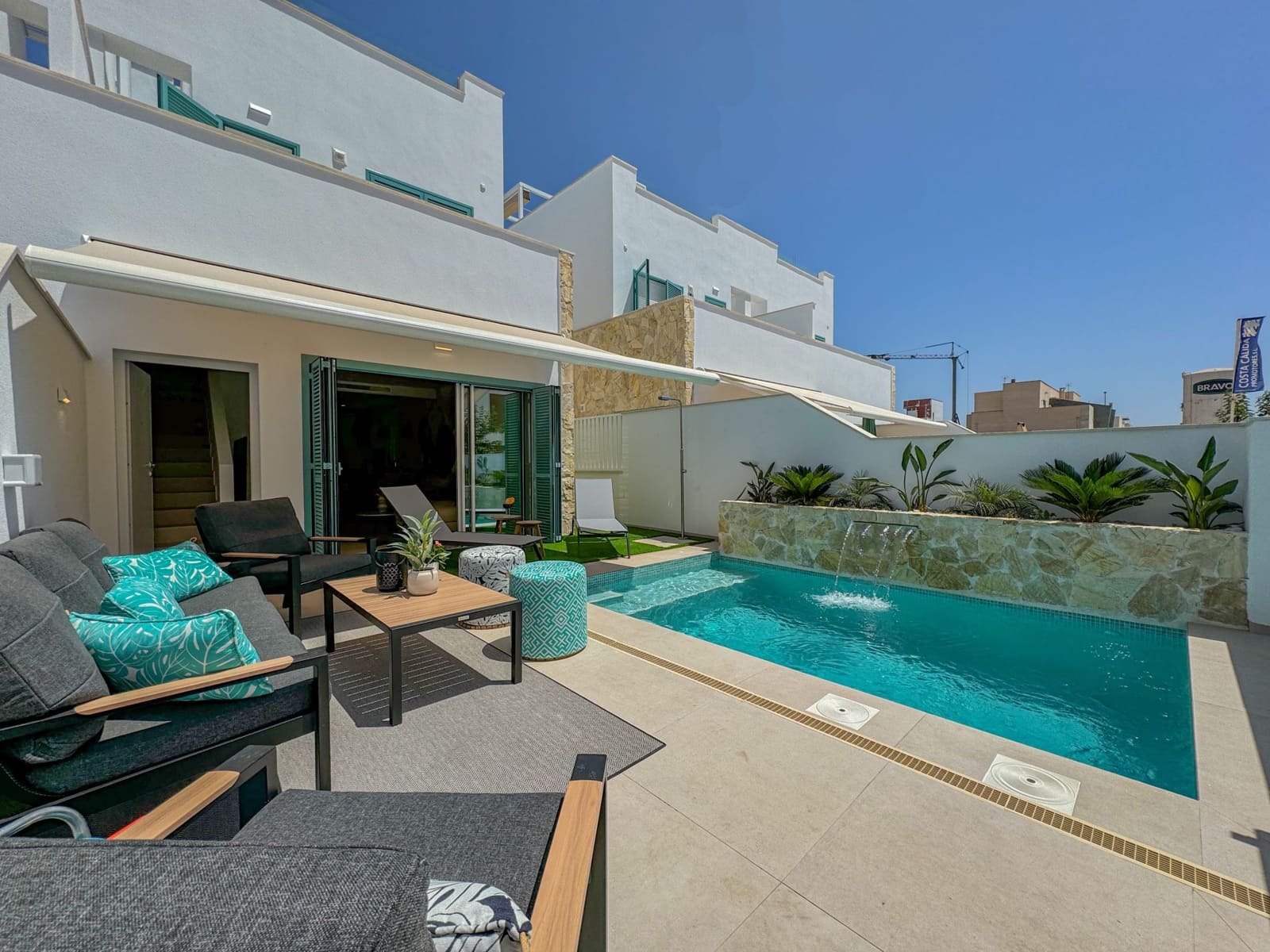 3 sypialnia Dom blizniak na kwatery wakacyjne w Pilar de la Horadada z basenem - 2 100 € (Ref: 9057274)