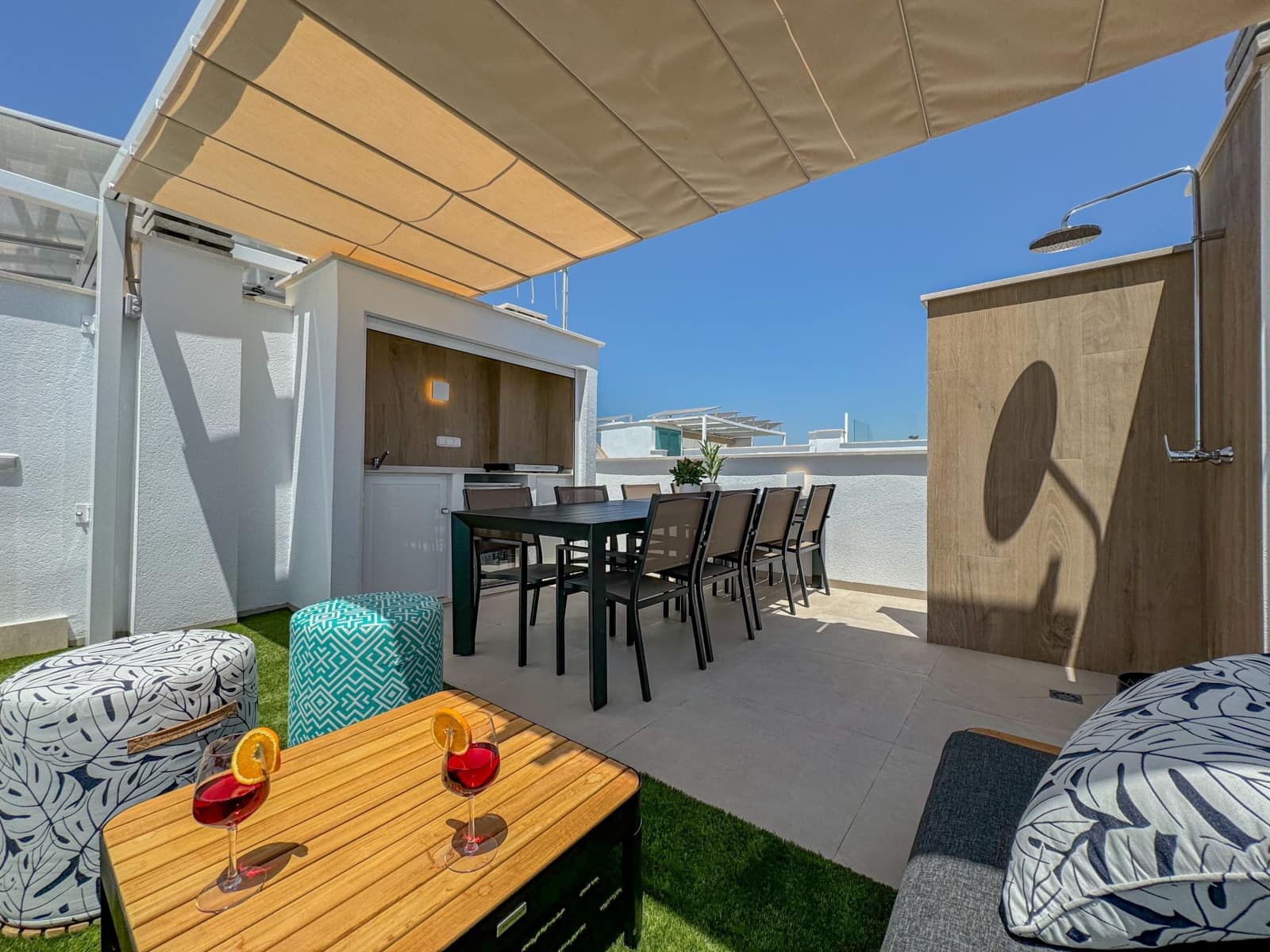 3 sypialnia Dom blizniak na kwatery wakacyjne w Pilar de la Horadada z basenem - 2 100 € (Ref: 9057274)