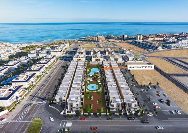 2 sypialnia Apartament na sprzedaż w Mil Palmeras, Pilar de la Horadada z basenem - 252 000 € (Ref: 9669702)