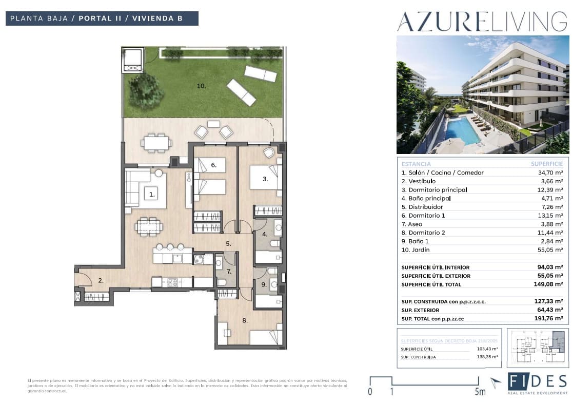 2 soveværelse Strandlejlighed til salg i Torre del Mar med swimmingpool garage - € 542.500 (Ref: 10139118)