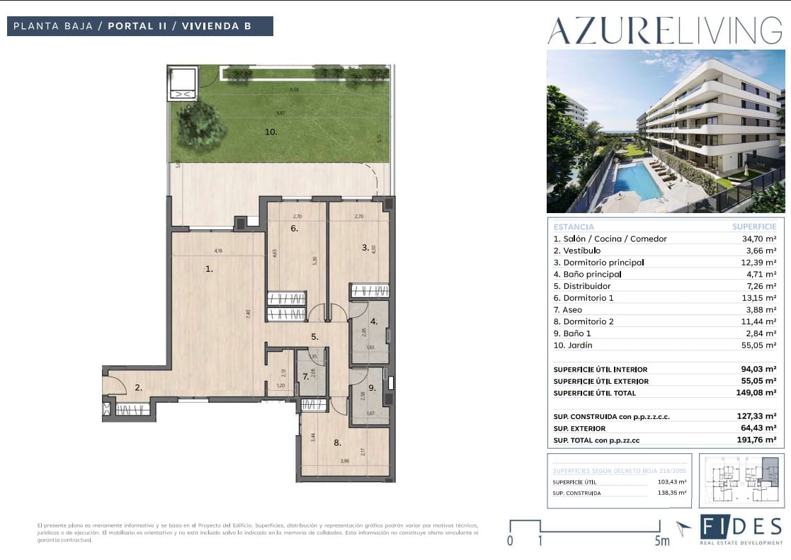 2 soveværelse Strandlejlighed til salg i Torre del Mar med swimmingpool garage - € 542.500 (Ref: 10139118)