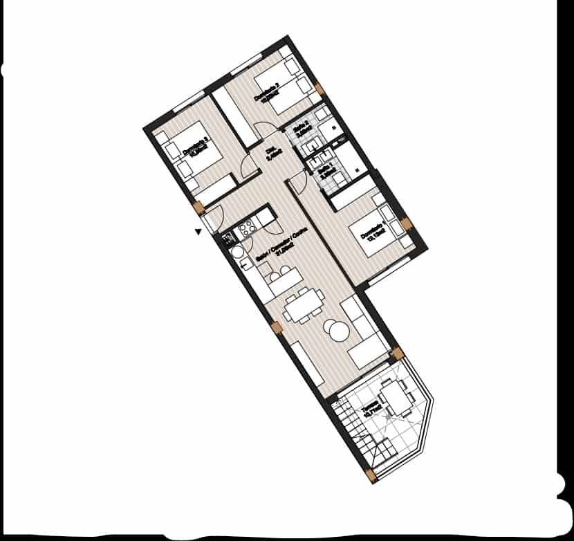 3 soveværelse Strandlejlighed til salg i El Morche med swimmingpool garage - € 421.000 (Ref: 9050729)