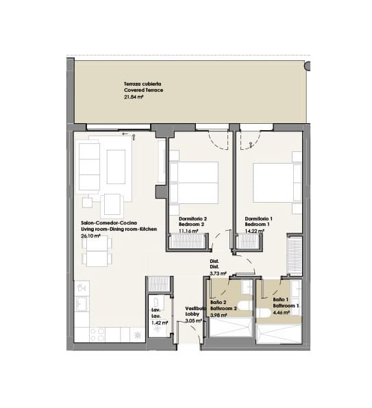 2 camera da letto Appartamento sulla Spiaggia in vendita in Torrox-Costa con piscina garage - 497.000 € (Rif: 9129486)