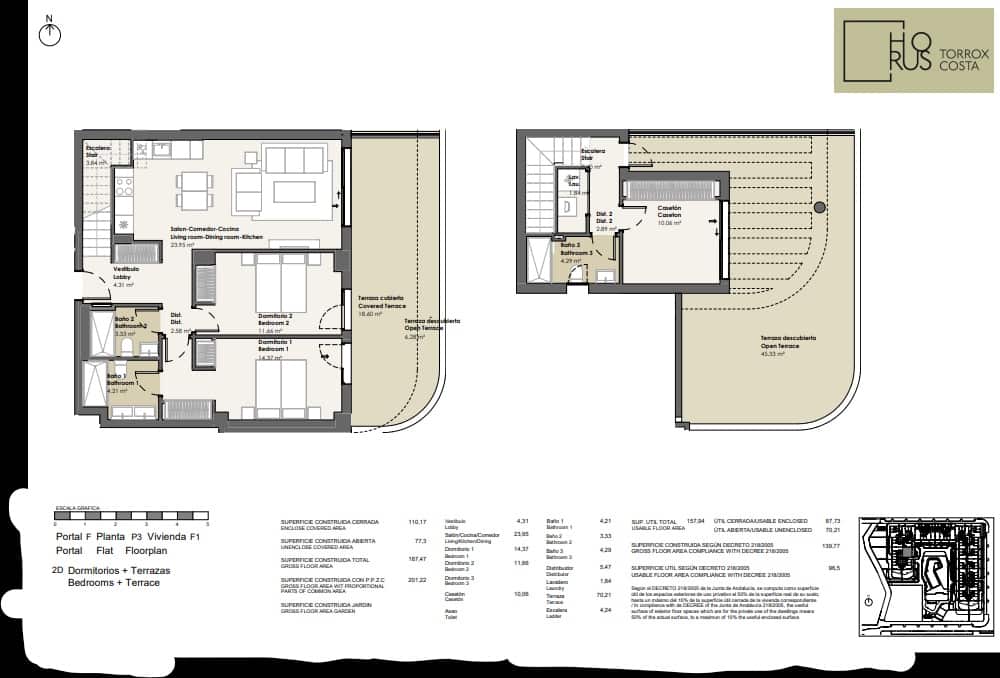 2 sypialnia Apartament przy plaży na sprzedaż w Torrox-Costa z basenem garażem - 502 000 € (Ref: 9129486)