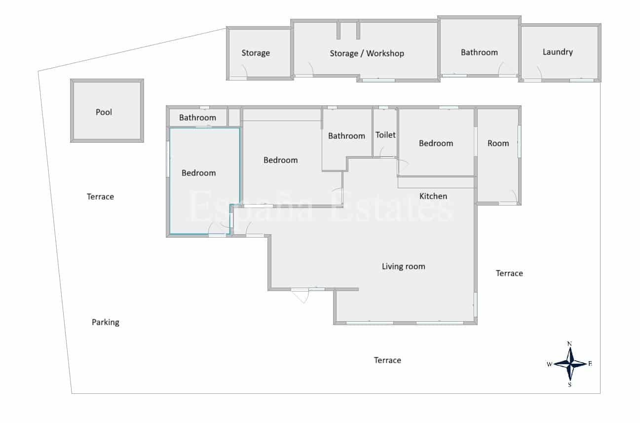 3 Zimmer Haus zu verkaufen in El Penoncillo mit Pool Garage - 450.000 € (Ref: 9461127)