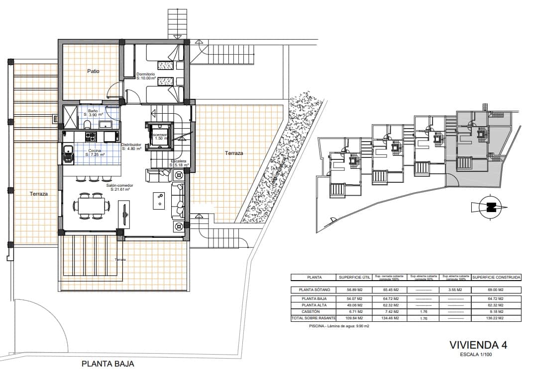 4 chambre Maison de Ville à vendre à Nerja avec piscine garage - 850 000 € (Ref: 9543069)