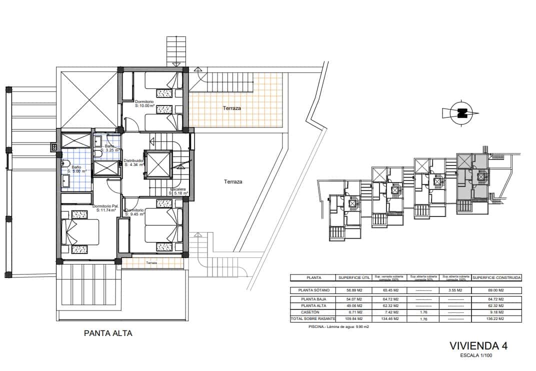 4 chambre Maison de Ville à vendre à Nerja avec piscine garage - 850 000 € (Ref: 9543069)