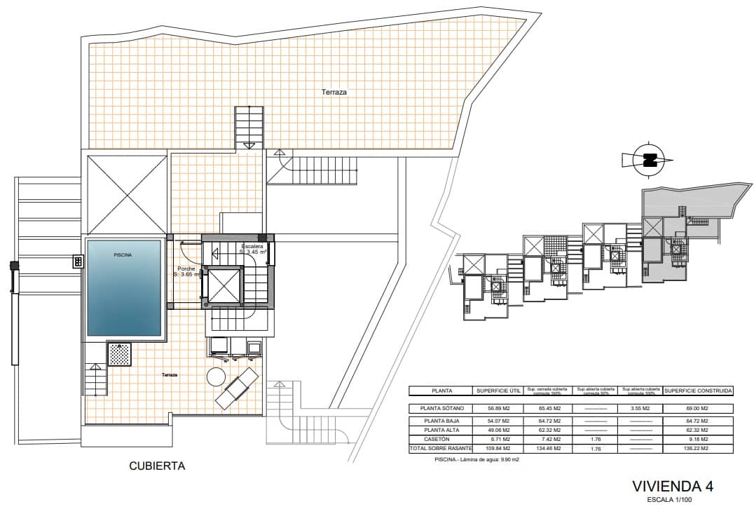 4 chambre Maison de Ville à vendre à Nerja avec piscine garage - 850 000 € (Ref: 9543069)