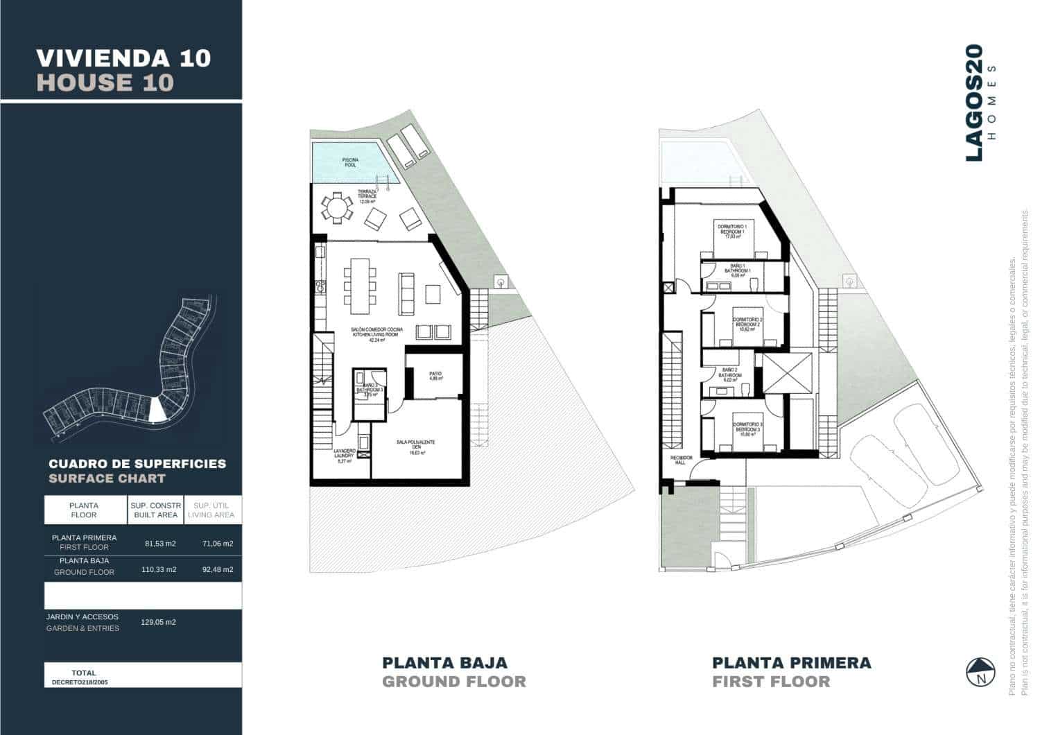 Pareado de 4 habitaciones en Lagos en venta con piscina - 425.000 € (Ref: 9665935)