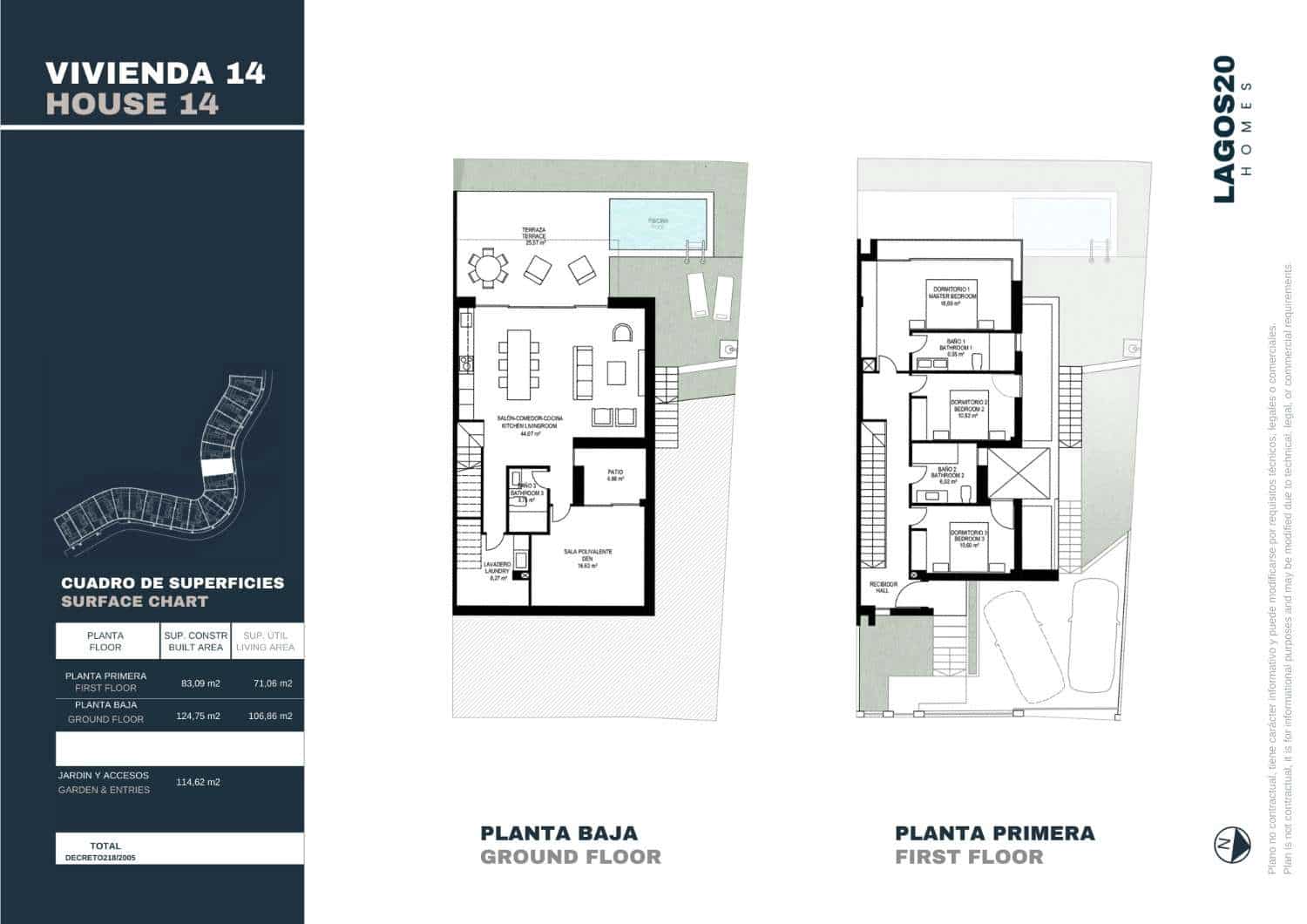 Pareado de 4 habitaciones en Lagos en venta con piscina - 425.000 € (Ref: 9665935)