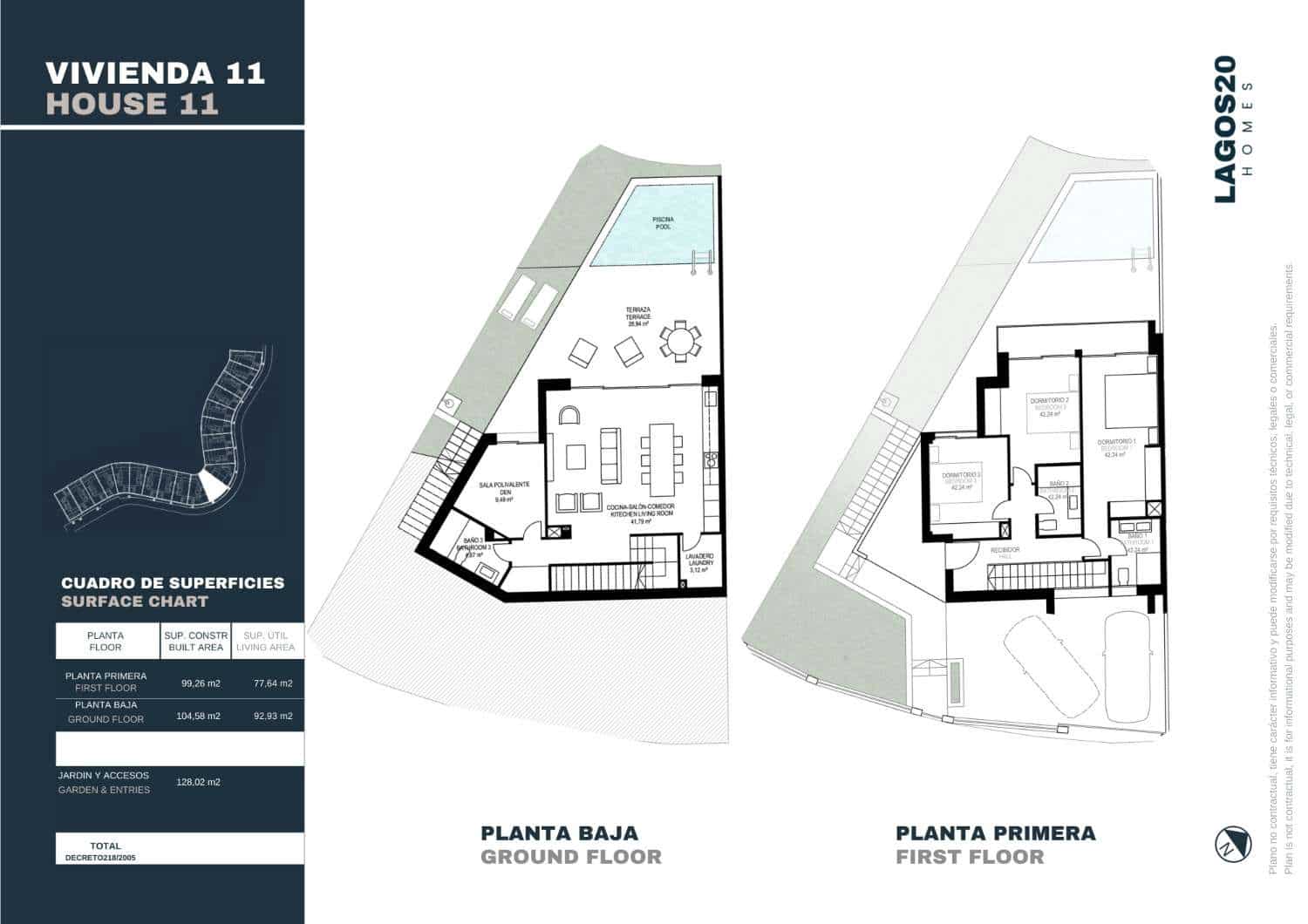 Pareado de 4 habitaciones en Lagos en venta con piscina - 425.000 € (Ref: 9665935)