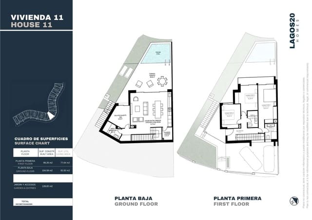 Pareado de 4 habitaciones en Lagos, Vélez-Málaga en venta con piscina - 425.000 € (Ref: 9665935)