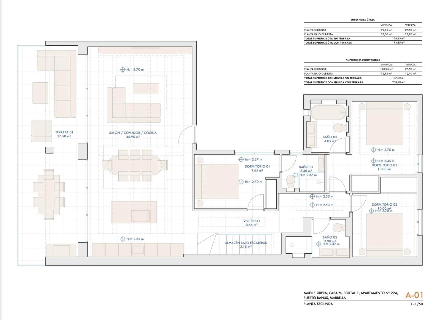 4 soverom Penthouse til salgs i Marbella - € 3 750 000 (Ref: 8470161)
