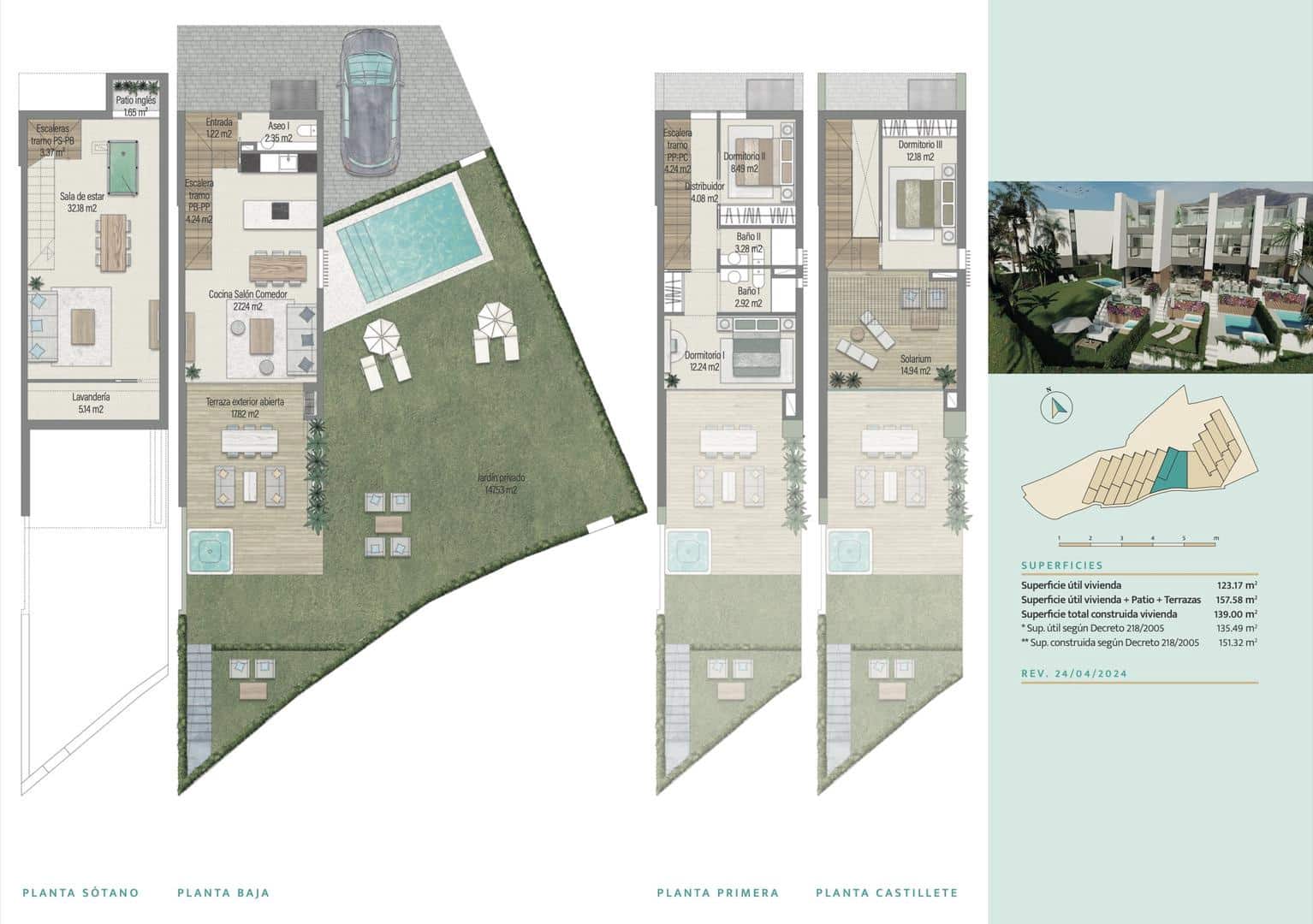 3 soveværelse Byhus til salg i Fuengirola med swimmingpool garage - € 591.000 (Ref: 8471342)