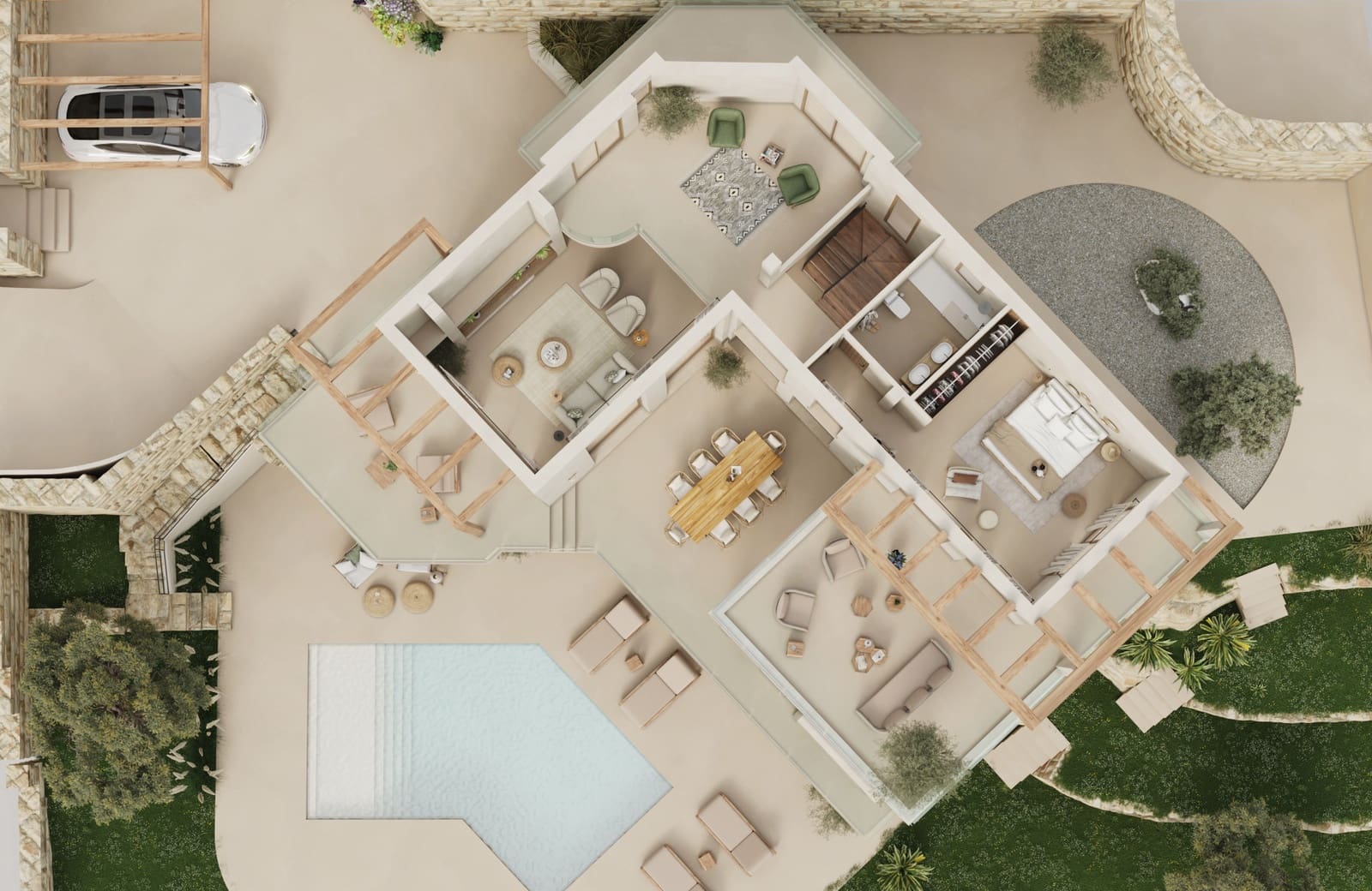 4 soveværelse Villa til salg i Sotogrande med swimmingpool garage - € 1.595.000 (Ref: 9150993)