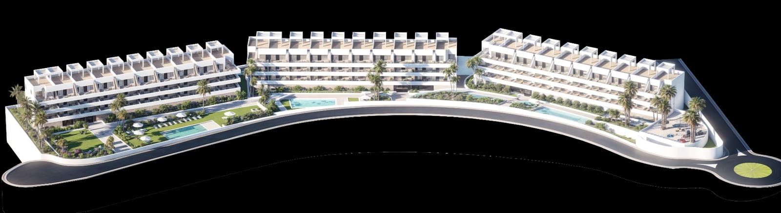 2 soveværelse Penthouse til salg i Finestrat med swimmingpool garage - € 299.900 (Ref: 9000316)