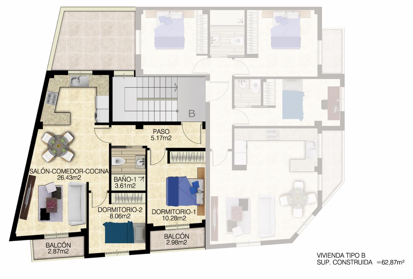 3 soveværelse Lejlighed til salg i Jacarilla - € 139.000 (Ref: 9441271)