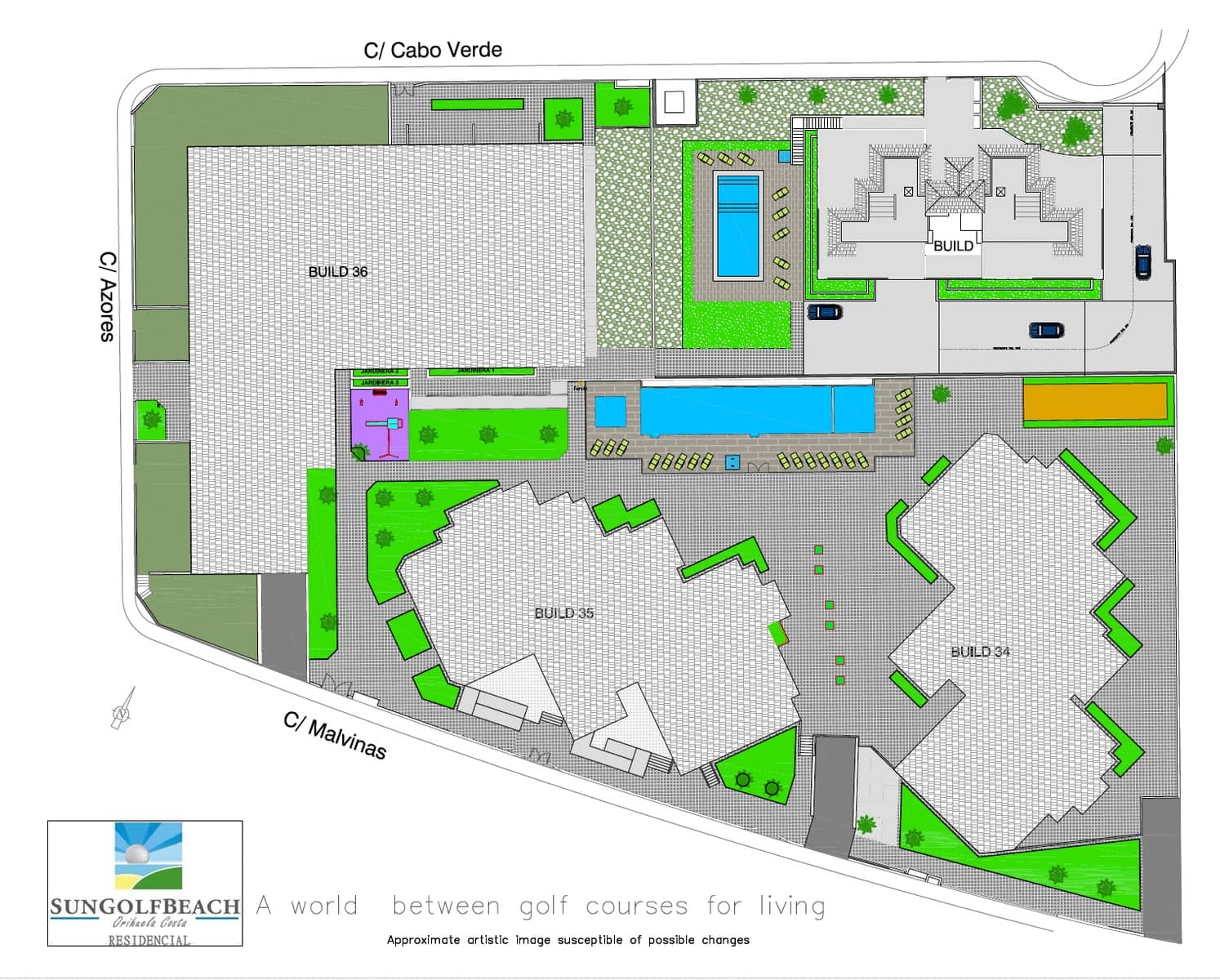 2 Zimmer Apartment zu verkaufen in Dehesa de Campoamor mit Pool Garage - 255.000 € (Ref: 9455900)