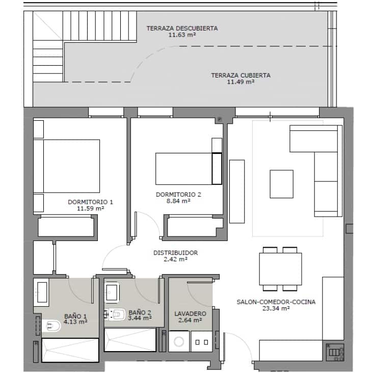 2 soveværelse Lejlighed til salg i Fuengirola med swimmingpool garage - € 419.950 (Ref: 10167137)