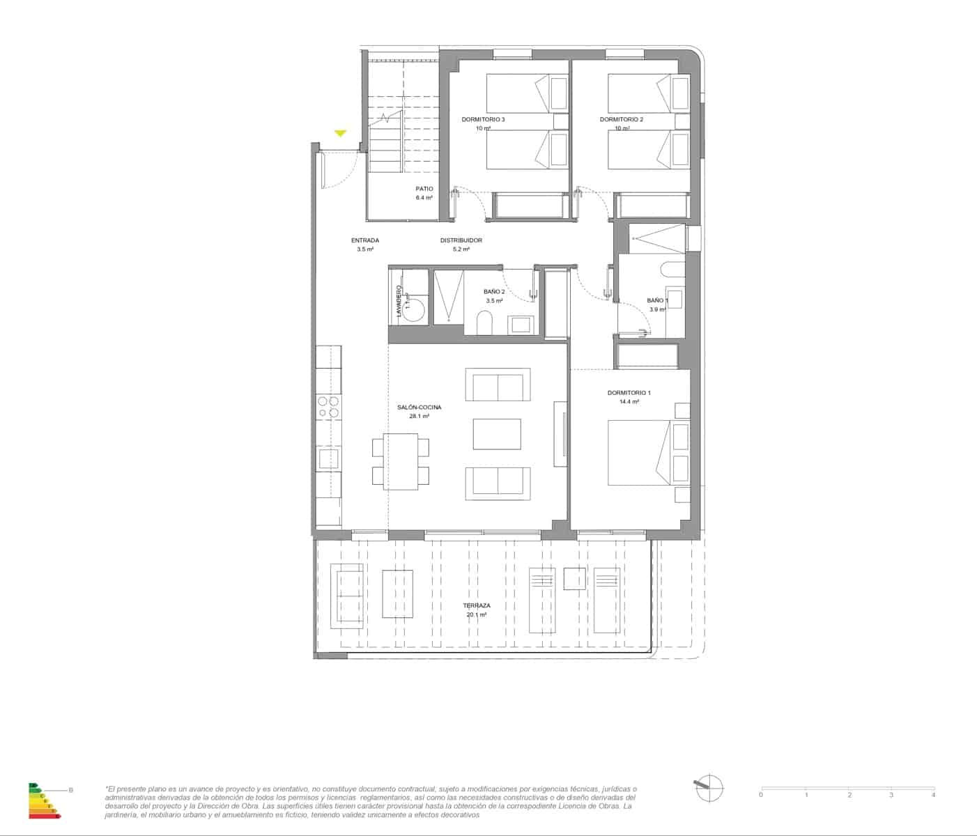 3 quarto Penthouse para venda em La Cala de Mijas com piscina garagem - 595 000 € (Ref: 10175629)