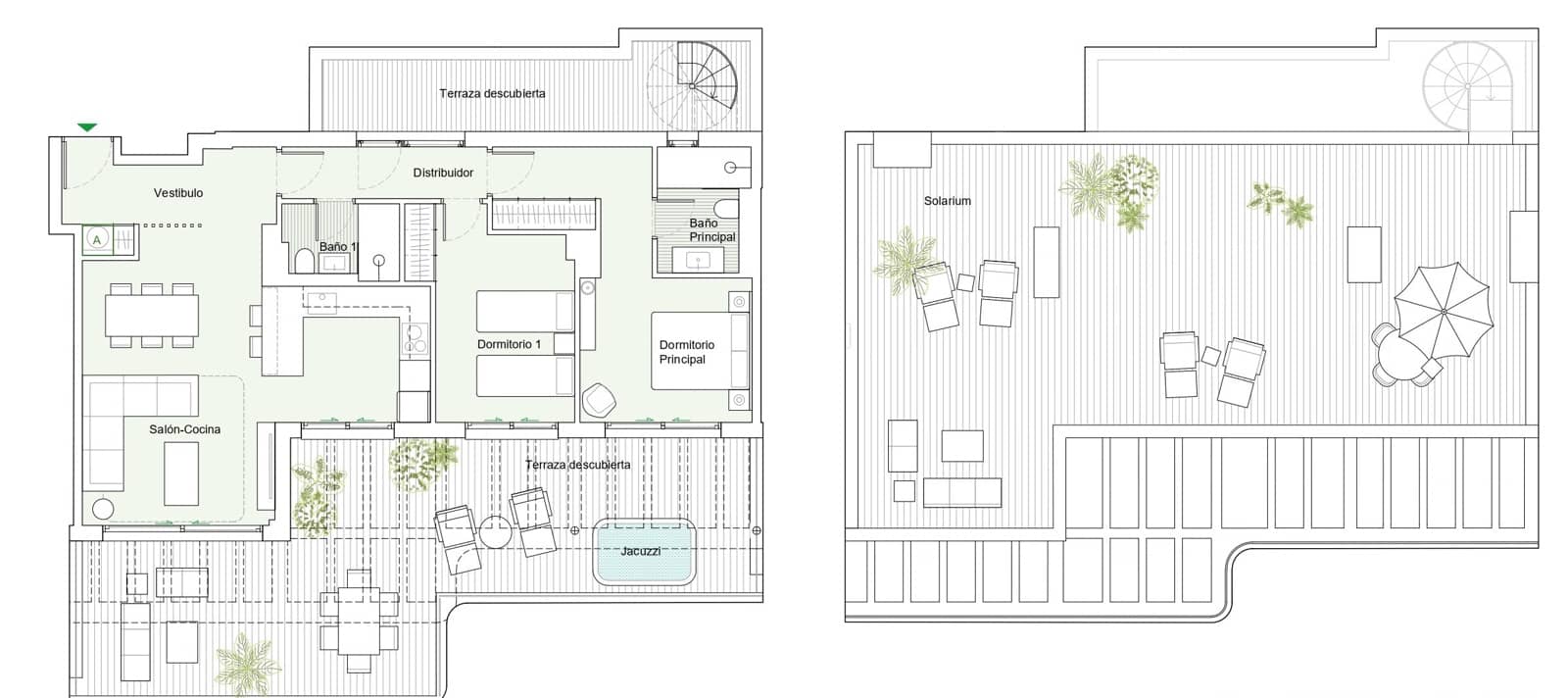 1 bedroom Penthouse for sale in La Cala de Mijas with pool garage - € 710,000 (Ref: 8534920)