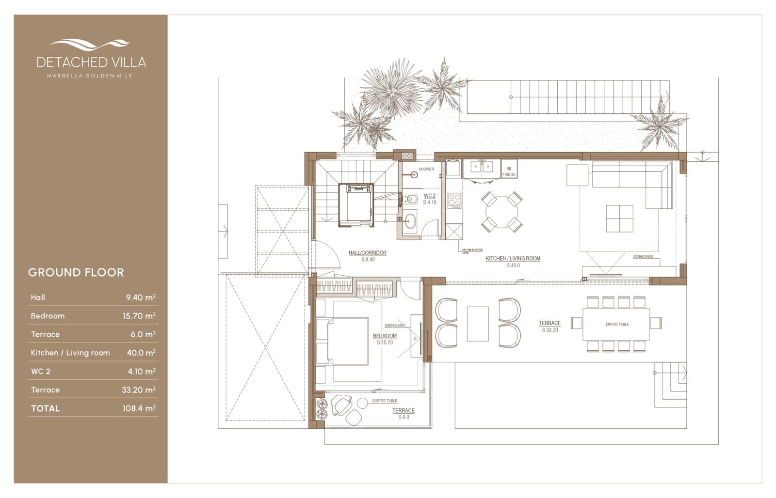4 camera da letto Villa in vendita in Golden Mile con piscina garage - 3.500.000 € (Rif: 8703052)