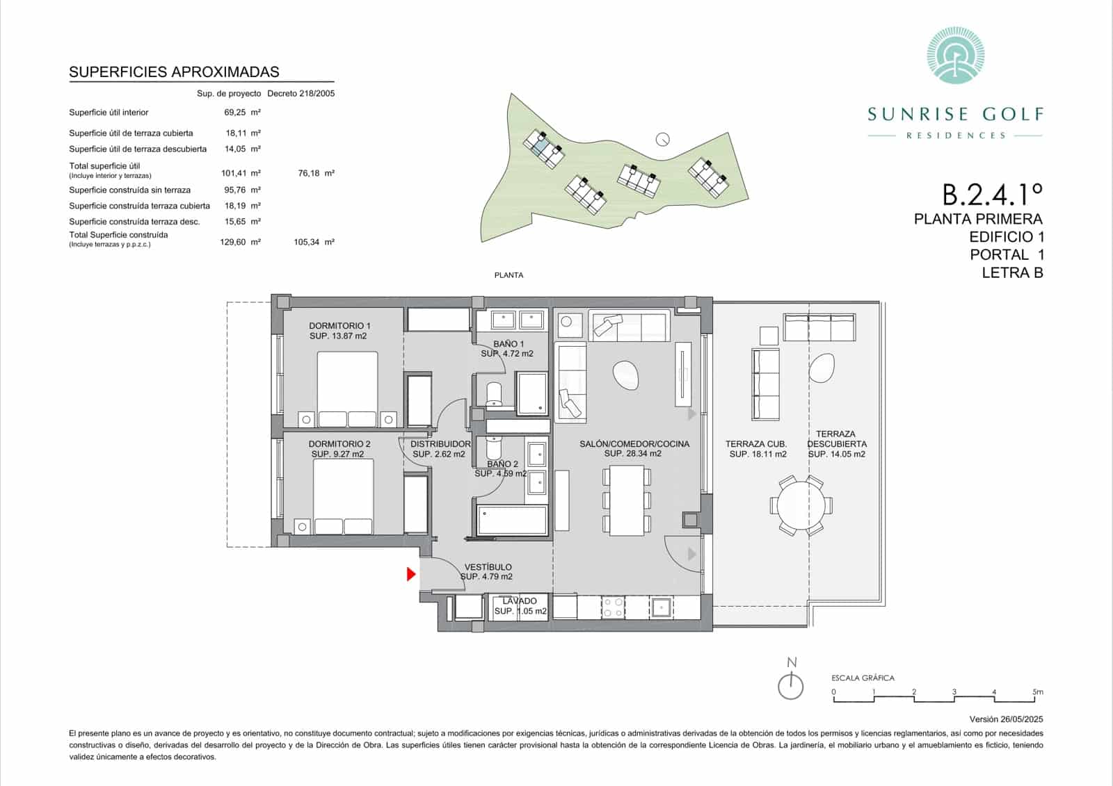 2 soverom Leilighet til salgs i La Cala Golf med svømmebasseng garasje - € 449 900 (Ref: 9082778)