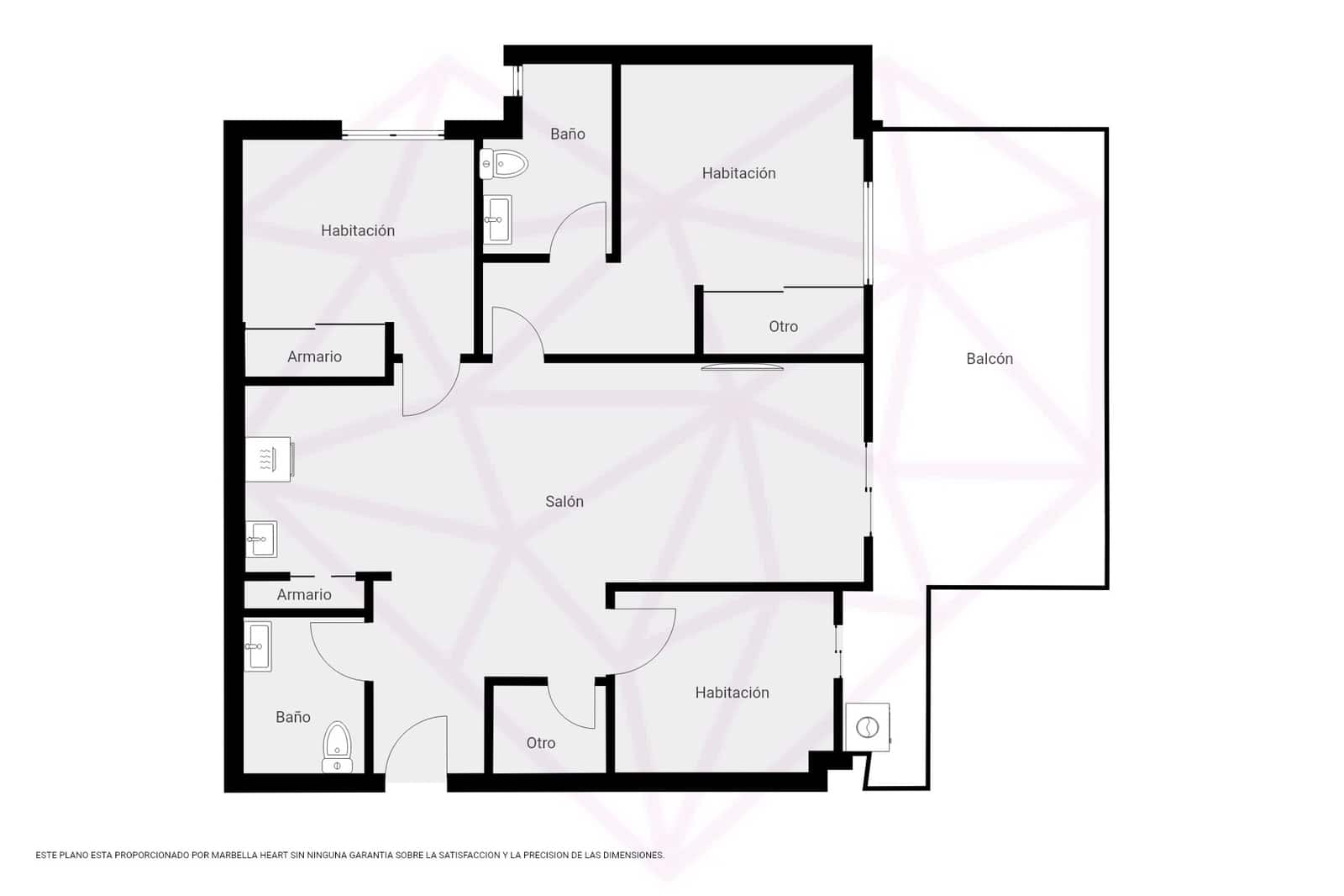 3 soverom Leilighet til salgs i Fuengirola med svømmebasseng garasje - € 410 000 (Ref: 9838288)
