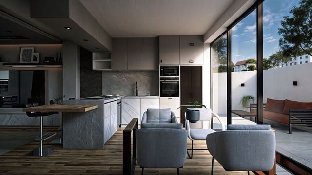 3 soverom Kjedet enebolig til salgs i Centro, Estepona med svømmebasseng garasje - € 495 000 (Ref: 9407049)