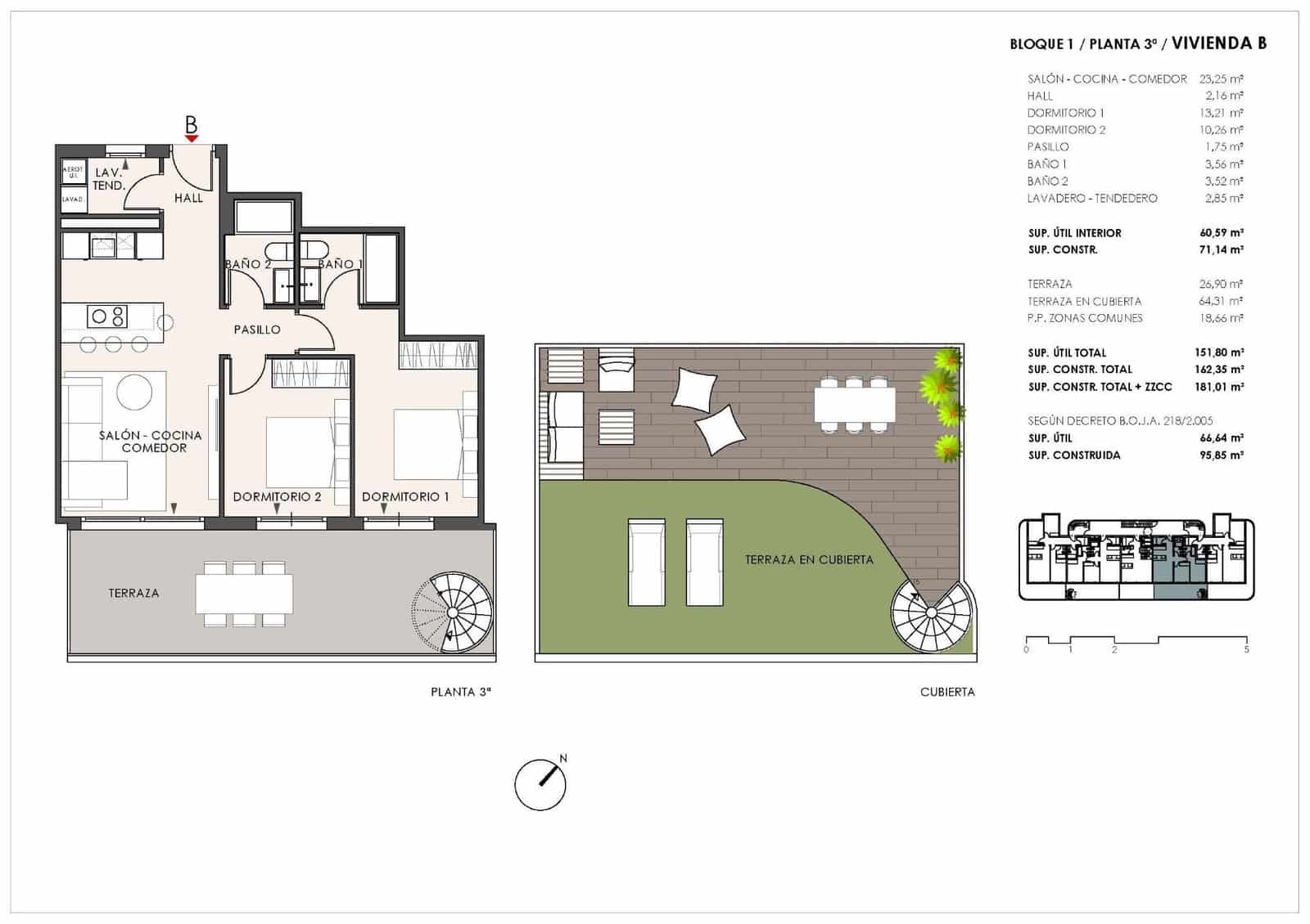 2 quarto Penthouse para venda em Fuengirola com piscina garagem - 452 000 € (Ref: 9995374)