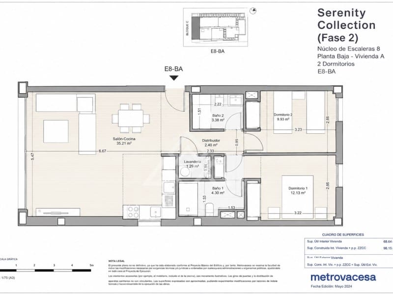 2 camera da letto Appartamento in vendita in Buenas Noches con garage - 550.000 € (Rif: 10047283)
