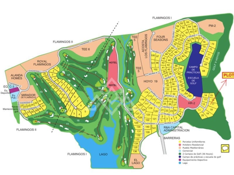 Grunde uden byggetilladelser til salg i Los Flamingos - € 1.850.000 (Ref: 8799746)