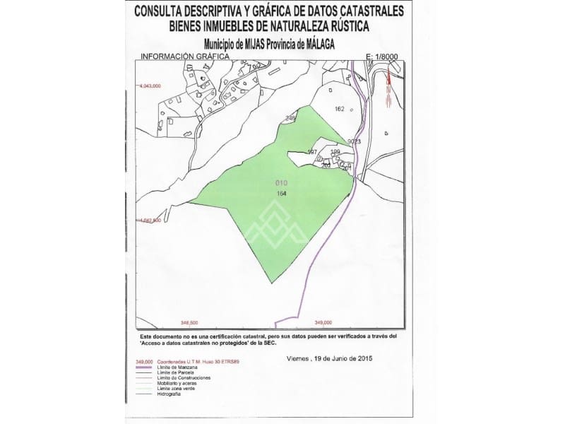 Teren niezagospodarowany na sprzedaż w Mijas - 15 950 000 € (Ref: 8799748)