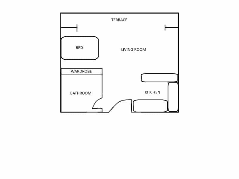 1 soveværelse Studio til salg i Marbesa med swimmingpool garage - € 299.000 (Ref: 8799783)