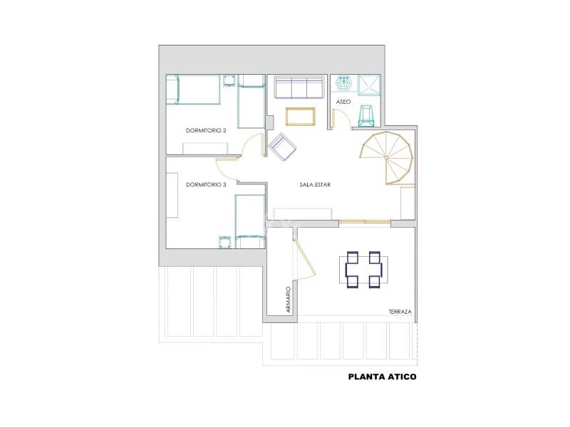 3 bedroom Penthouse for sale in Mijas Costa with garage - € 385,000 (Ref: 9069127)
