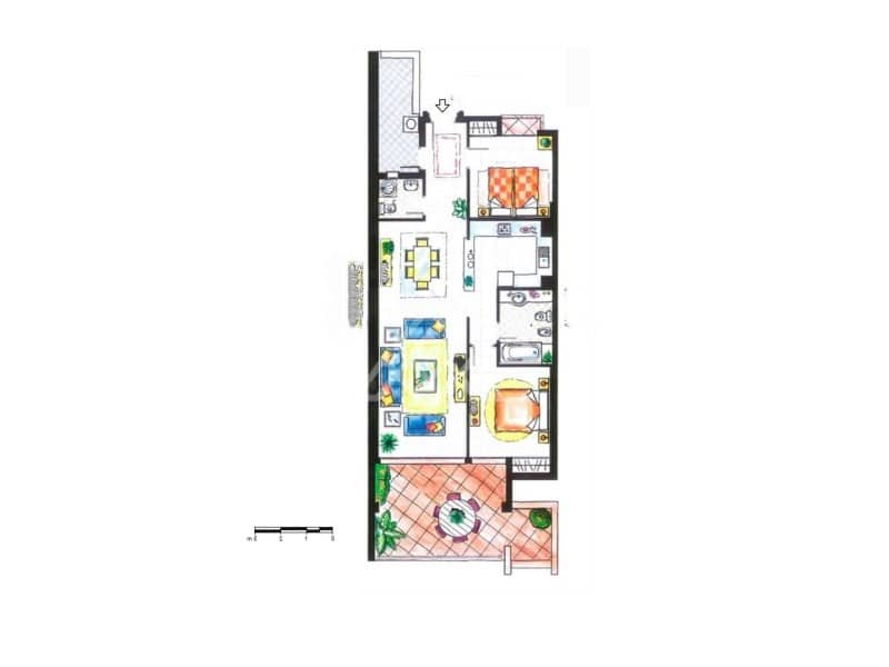 2 soverom Leilighet til salgs i Elviria med svømmebasseng garasje - € 375 000 (Ref: 9865118)
