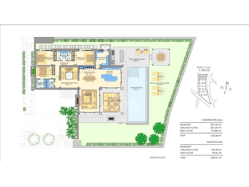 4 chambre Villa/Maison à vendre à Golden Mile avec piscine garage - 5 400 000 € (Ref: 9939895)