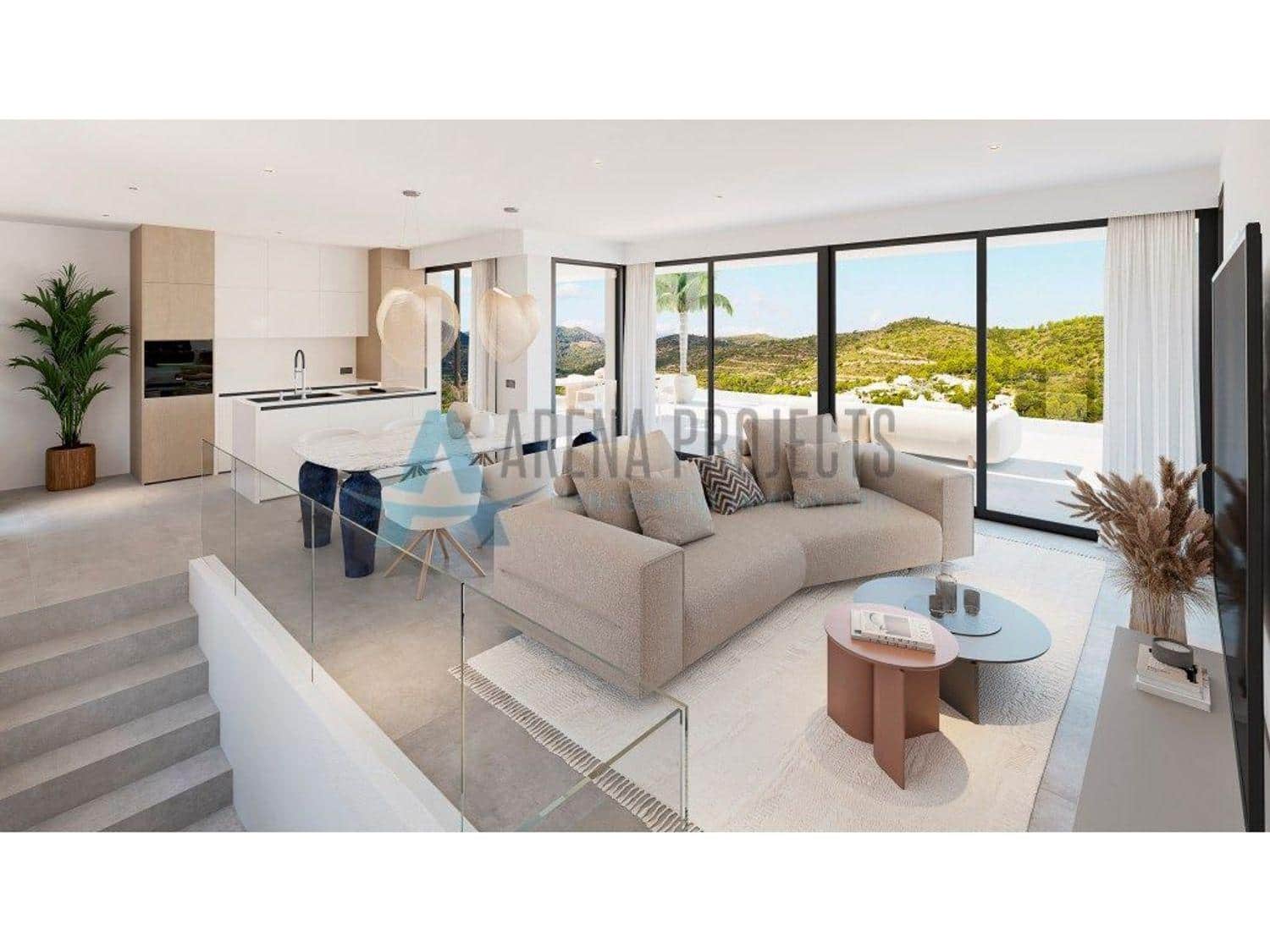 3 Zimmer Villa zu verkaufen in Pedreguer mit Pool Garage - 750.000 € (Ref: 9255492)