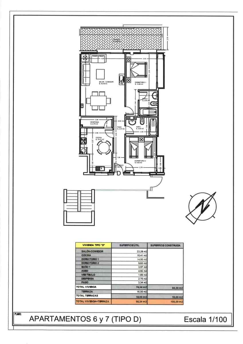 2 bedroom Flat for sale in Pego with pool garage - € 215,000 (Ref: 9958269)
