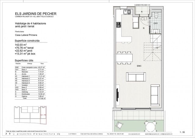 4 chambre Villa/Maison Mitoyenne à vendre à Sant Feliu de Guíxols avec garage - 460 000 € (Ref: 9110296)