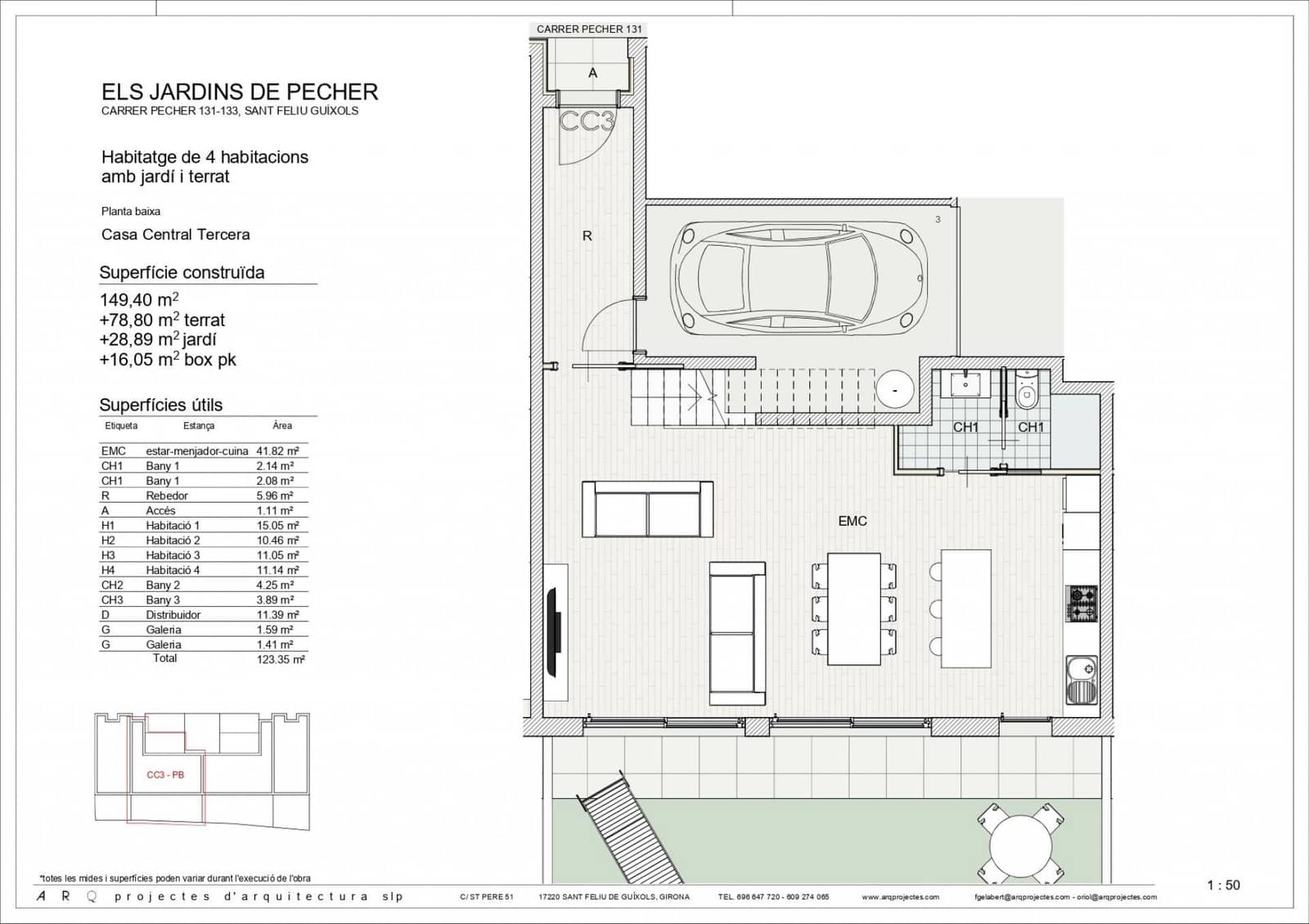 4 sypialnia Dom szeregowy na sprzedaż w Sant Feliu de Guixols z garażem - 460 000 € (Ref: 9110296)