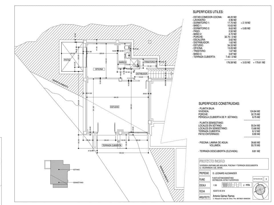 3 bedroom Villa for sale in Pedreguer with pool - € 590,000 (Ref: 7199966)
